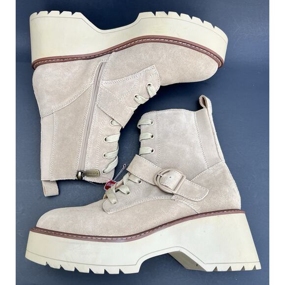 BLONDO Grayce Waterproof Lace-Up Buckled Ankle Booties Women's Size 8.5 US - Picture 8 of 12